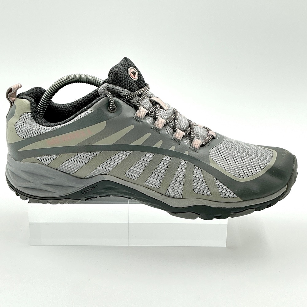 Merrell Siren Edge Q2 Womens Size 11 Gray Paloma Hiking Trail Shoes